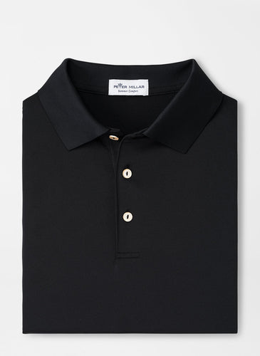 peter millar black ME0EK01 with solid performance polo custom logo polo shirts