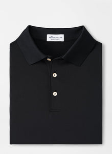 peter millar black ME0EK01 with solid performance polo custom logo polo shirts