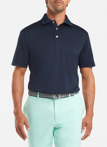 peter millar navy ME0EK01 with solid performance polo custom logo polo shirts