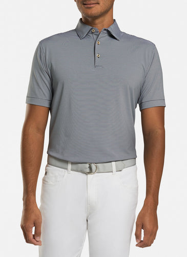 peter millar black ME0EK11S with jubilee stripe performance polo custom logo polo shirts