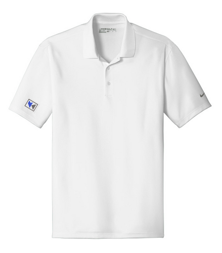 Nike White 838956 custom polo shirts embroidered