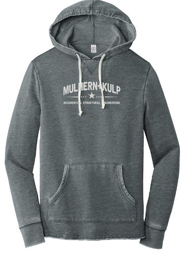 Alternative Apparel Washed Black AA8629 sweatshirts with logo embroidery