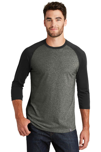 New Era Heritage Blend 3/4-Sleeve Baseball Raglan Tee