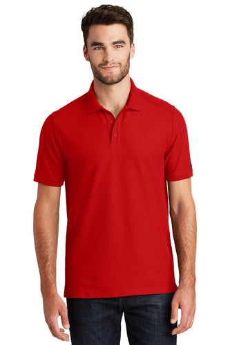 new era scarlet nea300 polo shirts with logos