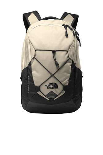 the north face groundwork backpack nf0a3kx6 rainyday ivory dark heather tnf black