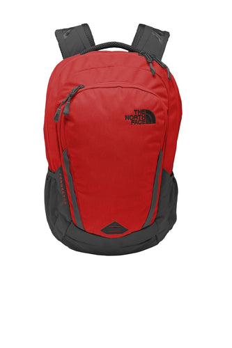 the north face connector backpack nf0a3kx8 rage red asphalt grey