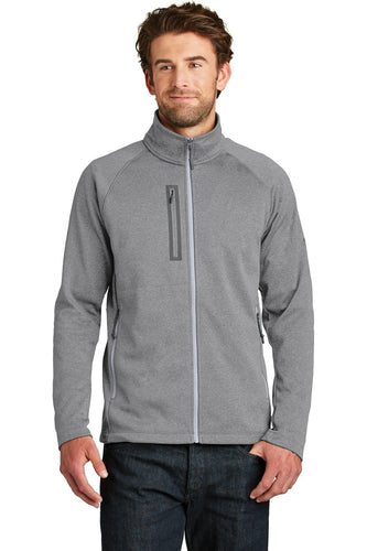 The North Face TNF Medium Grey Heather NF0A3LH9 promotional jackets company logo