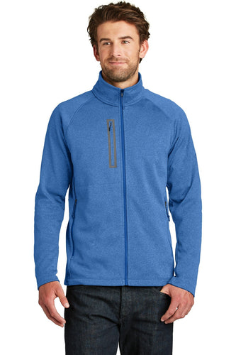 The North Face Monster Blue Heather NF0A3LH9 promotional jackets company logo