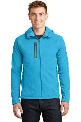 The North Face Hyper Blue Heather NF0A3LHH promotional jackets company logo