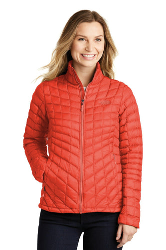 The North Face Fire Brick Red NF0A3LHK company logo jackets