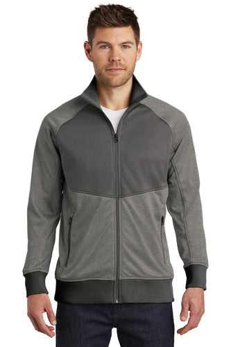 The North Face TNF Medium Grey Heather/ Asphalt NF0A3SEW company logo jackets