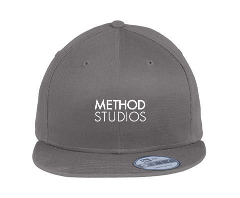 new era flat bill snapback cap ne400 charcoal method studios