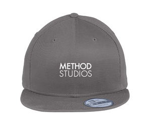 new era flat bill snapback cap ne400 charcoal method studios
