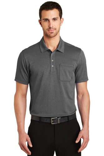 OGIO Blacktop Herringbone OG129 embroidered work polo shirts