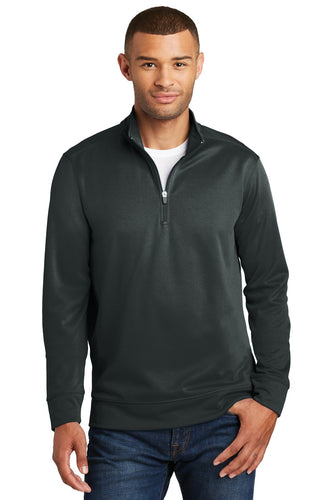 Port & Company Jet Black PC590Q sweatshirts with logo printed