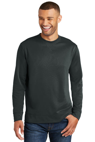 Port & Company Jet Black PC590 sweatshirts with logo printed
