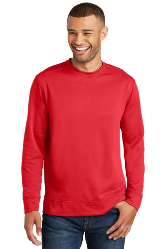Port & Company Red PC590 sweatshirts with logo printed