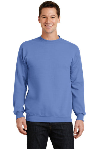 port & company carolina blue pc78 custom sweatshirts for business
