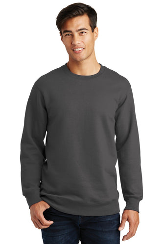 port & company charcoal pc850 custom dri fit sweatshirts