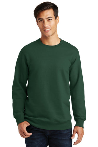 port & company forest green pc850 custom dri fit sweatshirts