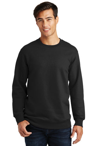 port & company jet black pc850 custom dri fit sweatshirts