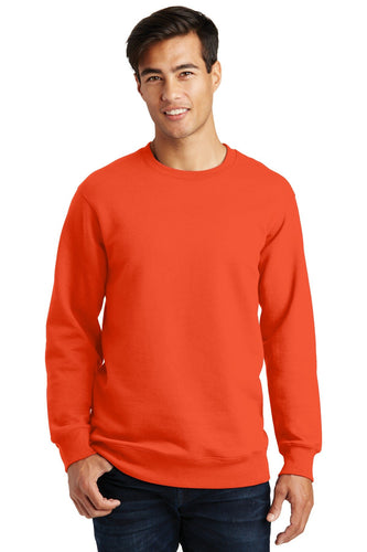 port & company orange pc850 custom dri fit sweatshirts