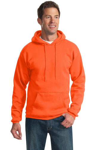 port & company safety orange pc90h sweatshirts with logos