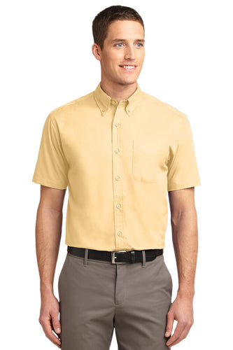 Port Authority Yellow S508 custom work shirts