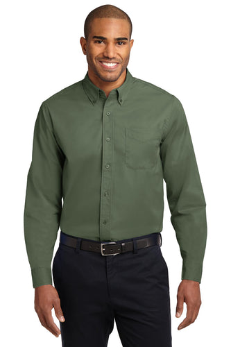 Port Authority Clover Green S608 custom embroidered shirts