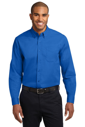 Port Authority Strong Blue S608 business shirts with company logo
