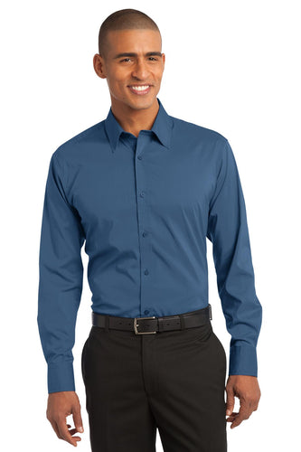 Port Authority Moonlight Blue S646 custom embroidered shirts