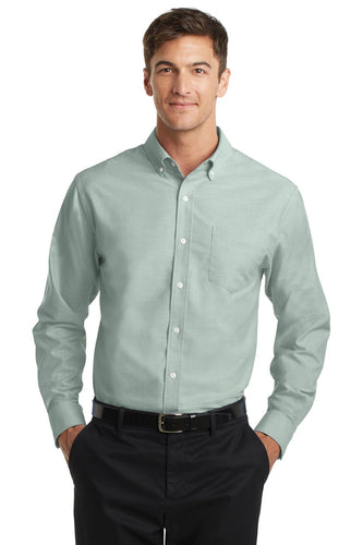 Port Authority Green S658 custom embroidered shirts