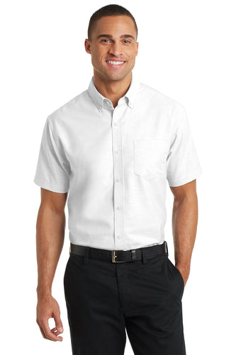 Port Authority White S659 custom work shirts