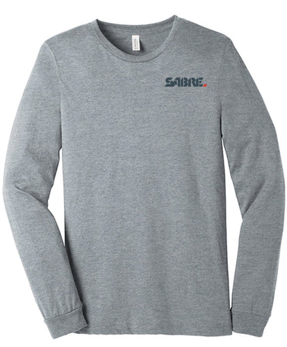 SABRE LONG SLEEVE T-SHIRT, Athletic Heather [SABRE LAW ENFORCEMENT]