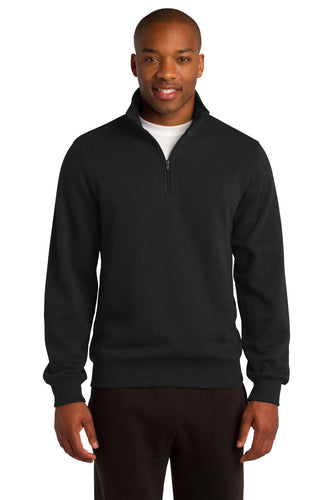 Sport-Tek Black ST253 custom logo sweatshirts