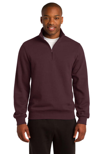 Sport-Tek Maroon ST253 custom logo sweatshirts