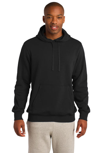Sport-Tek Black ST254 sweatshirts with logo embroidery