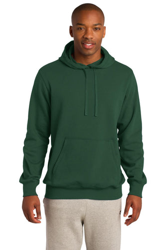 Sport-Tek Forest Green ST254 sweatshirts with logo embroidery