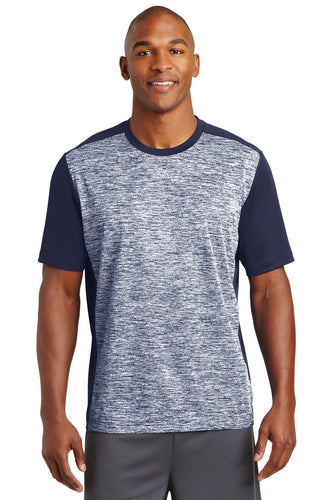 Sport-Tek PosiCharge Electric Heather Colorblock Tee