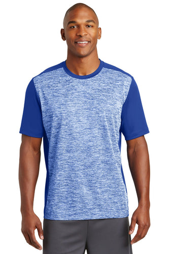 Sport-Tek PosiCharge Electric Heather Colorblock Tee