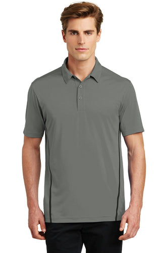 Sport-Tek Dark Smoke Grey/ Black ST620 custom polo shirts dri fit