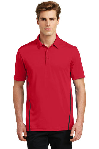 Sport-Tek Deep Red/ Black ST620 custom polo shirts dri fit