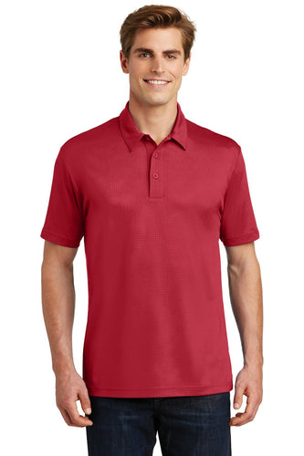 Sport-Tek Deep Red ST630 corporate logo polo shirts
