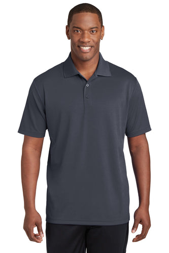 Sport-Tek Graphite Grey ST640 custom polos with logo