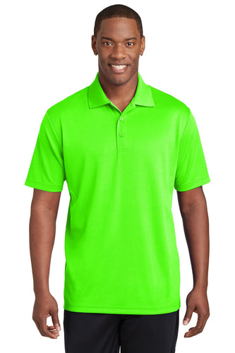 Sport-Tek Neon Green ST640 custom polos with logo