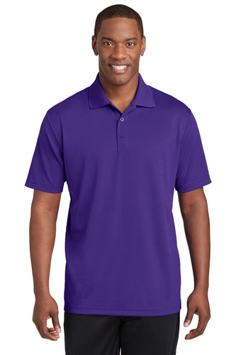 Sport-Tek Purple ST640 custom polos with logo
