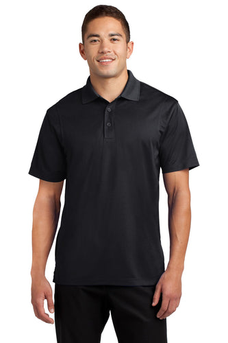 Sport-Tek Black ST650 order custom polo shirts