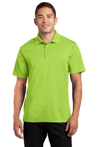 Sport-Tek Lime Shock ST650 custom dri fit polo shirts