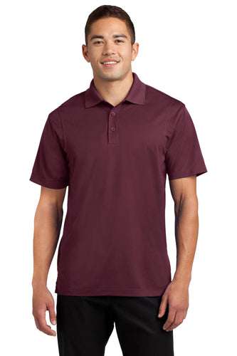 Sport-Tek Maroon TST650 business polo shirts embroidered