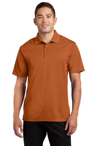 Sport-Tek Texas Orange ST650 custom logo polo shirts embroidered